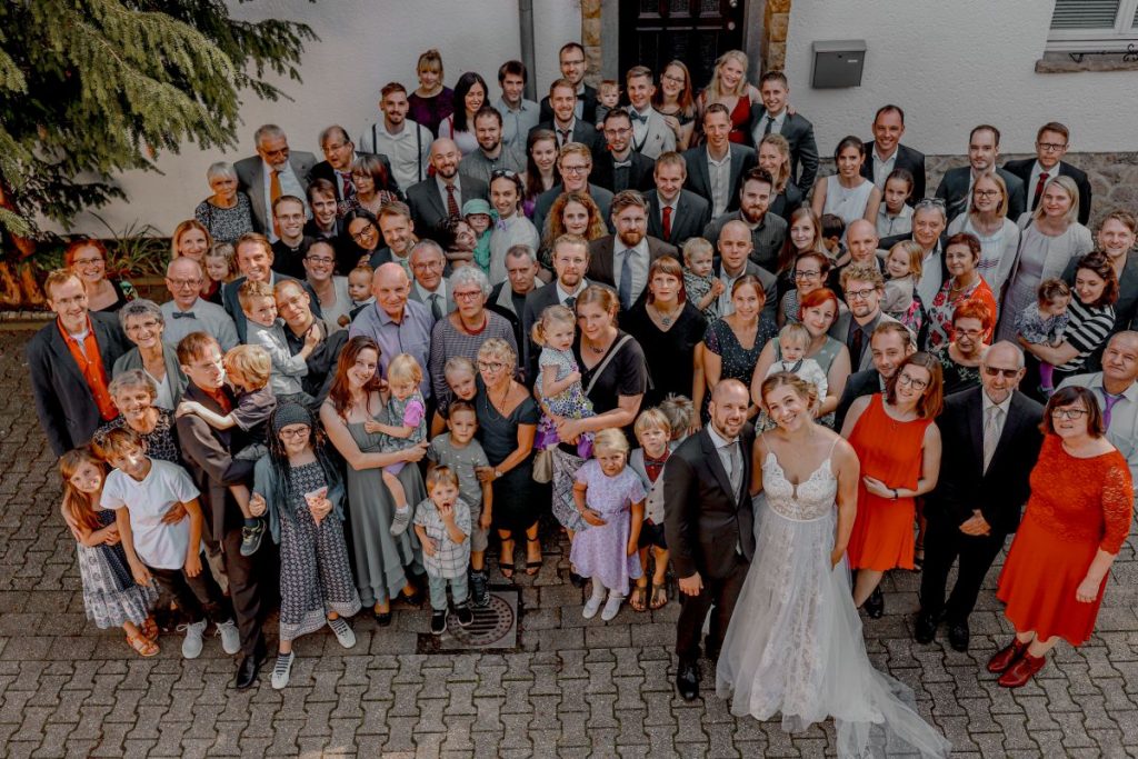 Gruppenfoto Hochzeit Aachen